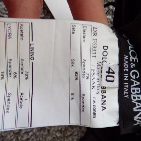 NWOT Dolce and Gabanna floral tulip print pencil dress 40/S - Picture 10 of 14